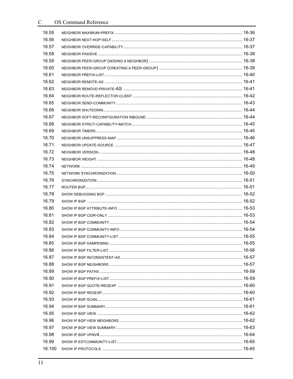 Canogaos command reference 11 | CANOGA PERKINS 9175 Command Reference User Manual | Page 13 / 790