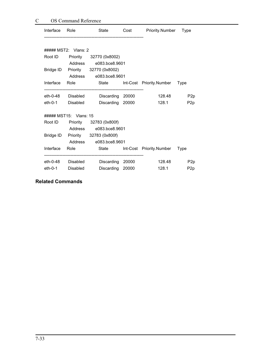 CANOGA PERKINS 9175 Command Reference User Manual | Page 136 / 790