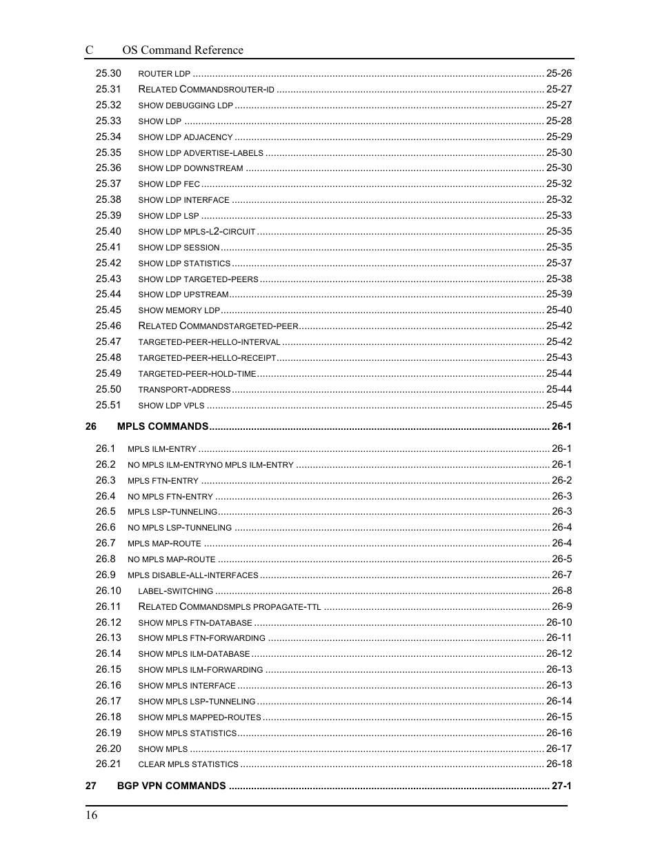 Canogaos command reference 16 | CANOGA PERKINS 9175 Command Reference User Manual | Page 18 / 790