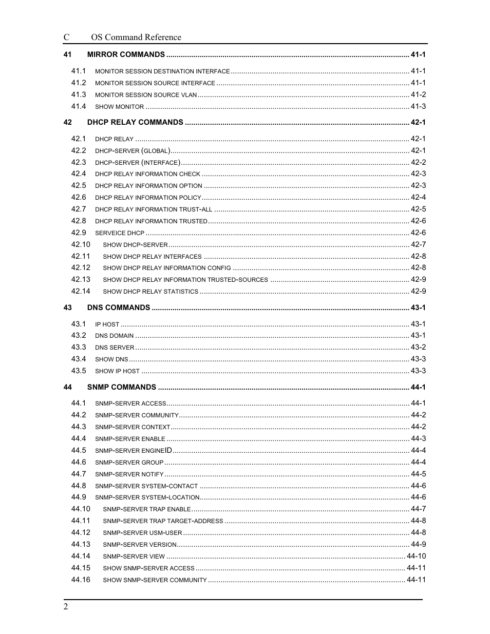 Canogaos command reference 25 | CANOGA PERKINS 9175 Command Reference User Manual | Page 27 / 790