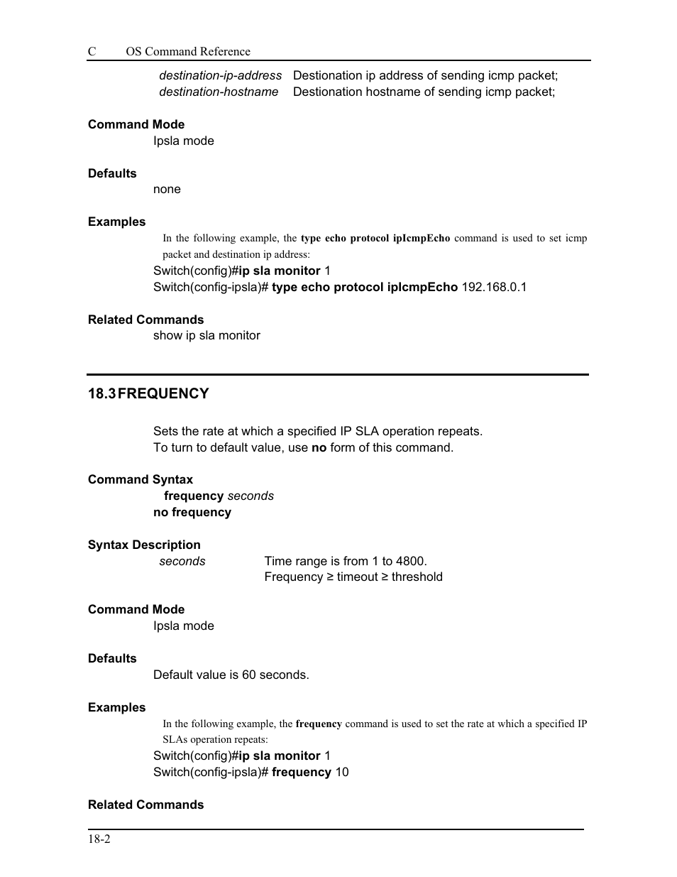 3 frequency | CANOGA PERKINS 9175 Command Reference User Manual | Page 321 / 790