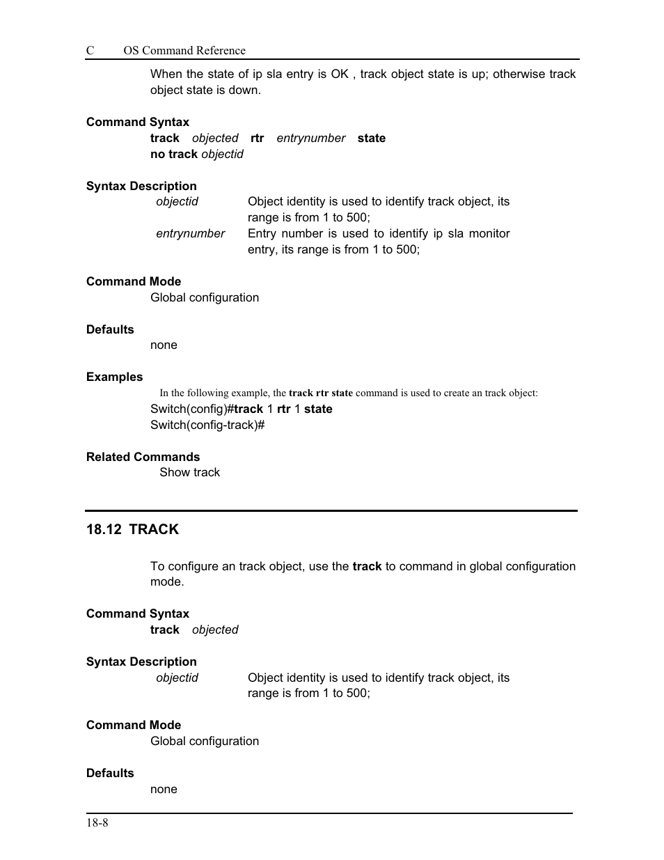 12 track | CANOGA PERKINS 9175 Command Reference User Manual | Page 327 / 790