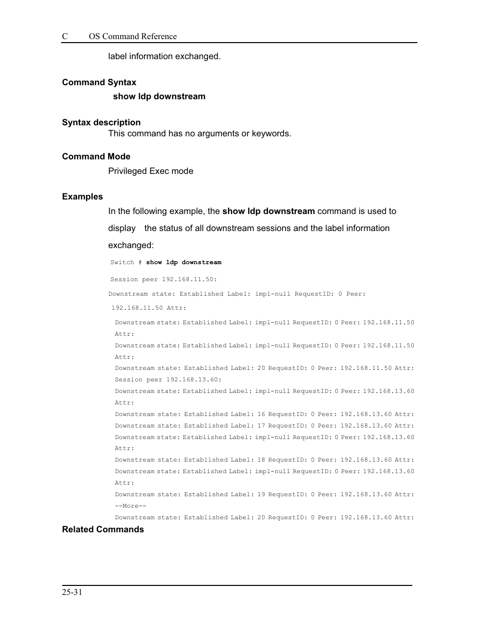 CANOGA PERKINS 9175 Command Reference User Manual | Page 443 / 790