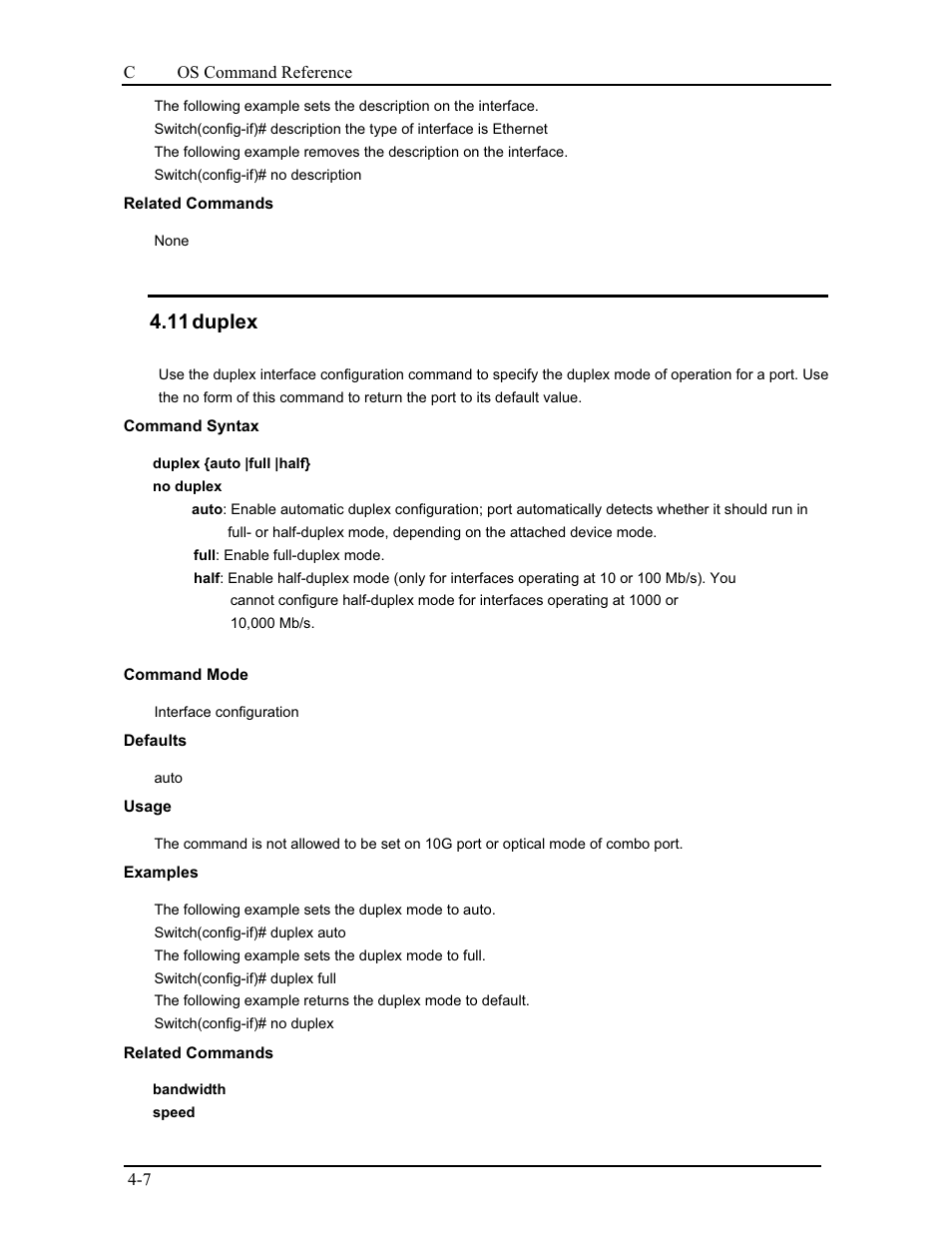 11 duplex | CANOGA PERKINS 9175 Command Reference User Manual | Page 51 / 790