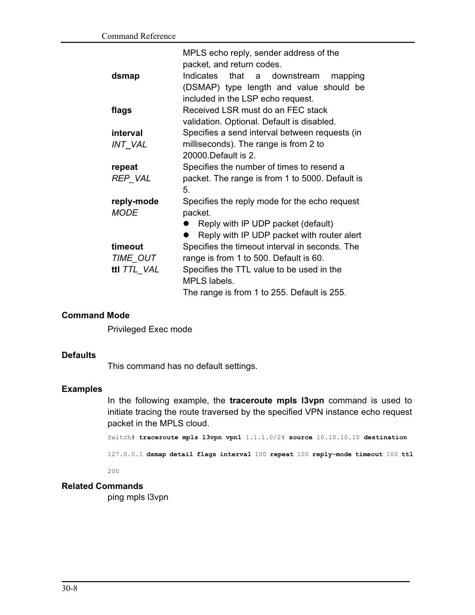 CANOGA PERKINS 9175 Command Reference User Manual | Page 539 / 790