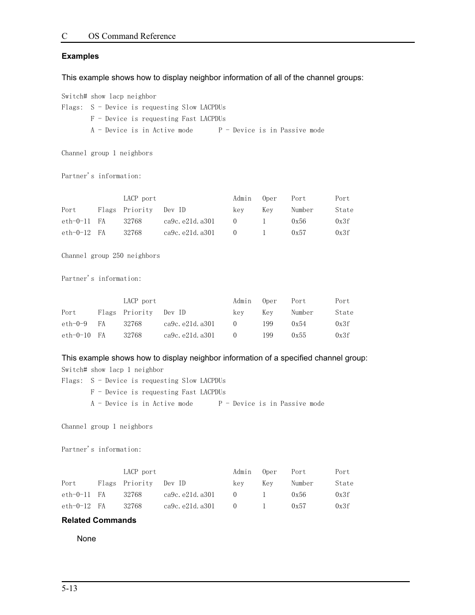 CANOGA PERKINS 9175 Command Reference User Manual | Page 80 / 790