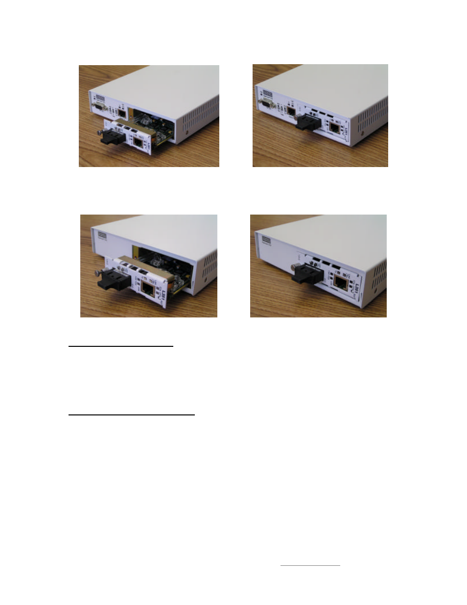CANOGA PERKINS L3xx Media Converter User Manual | Page 4 / 8