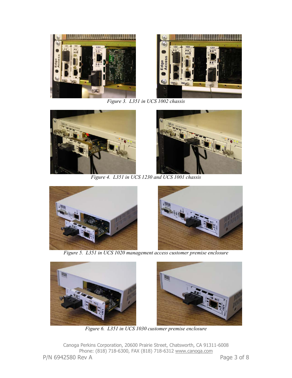 CANOGA PERKINS L351 ESU User Manual | Page 3 / 8