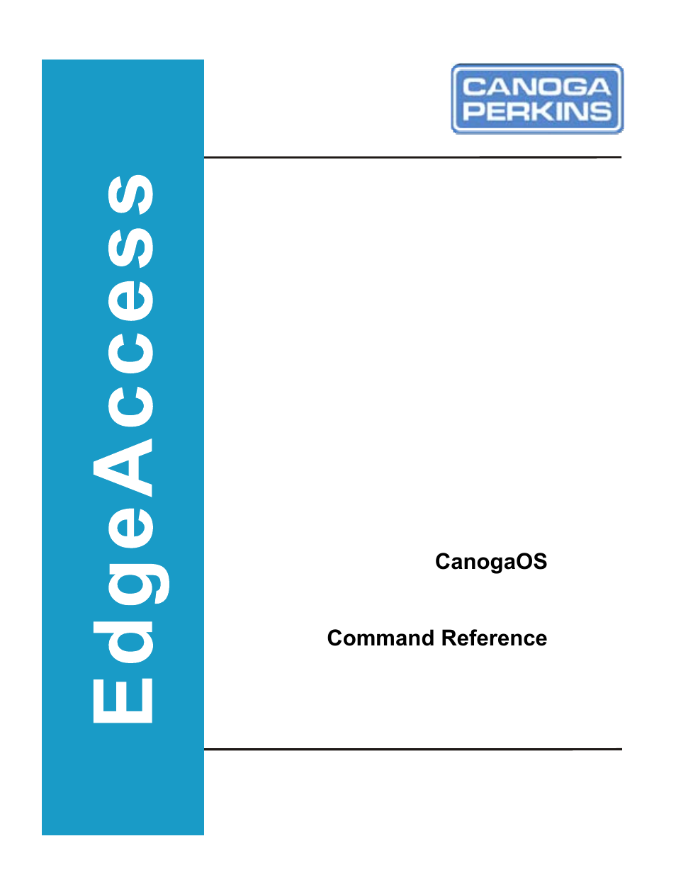 CANOGA PERKINS CanogaOS Command Reference User Manual | 855 pages