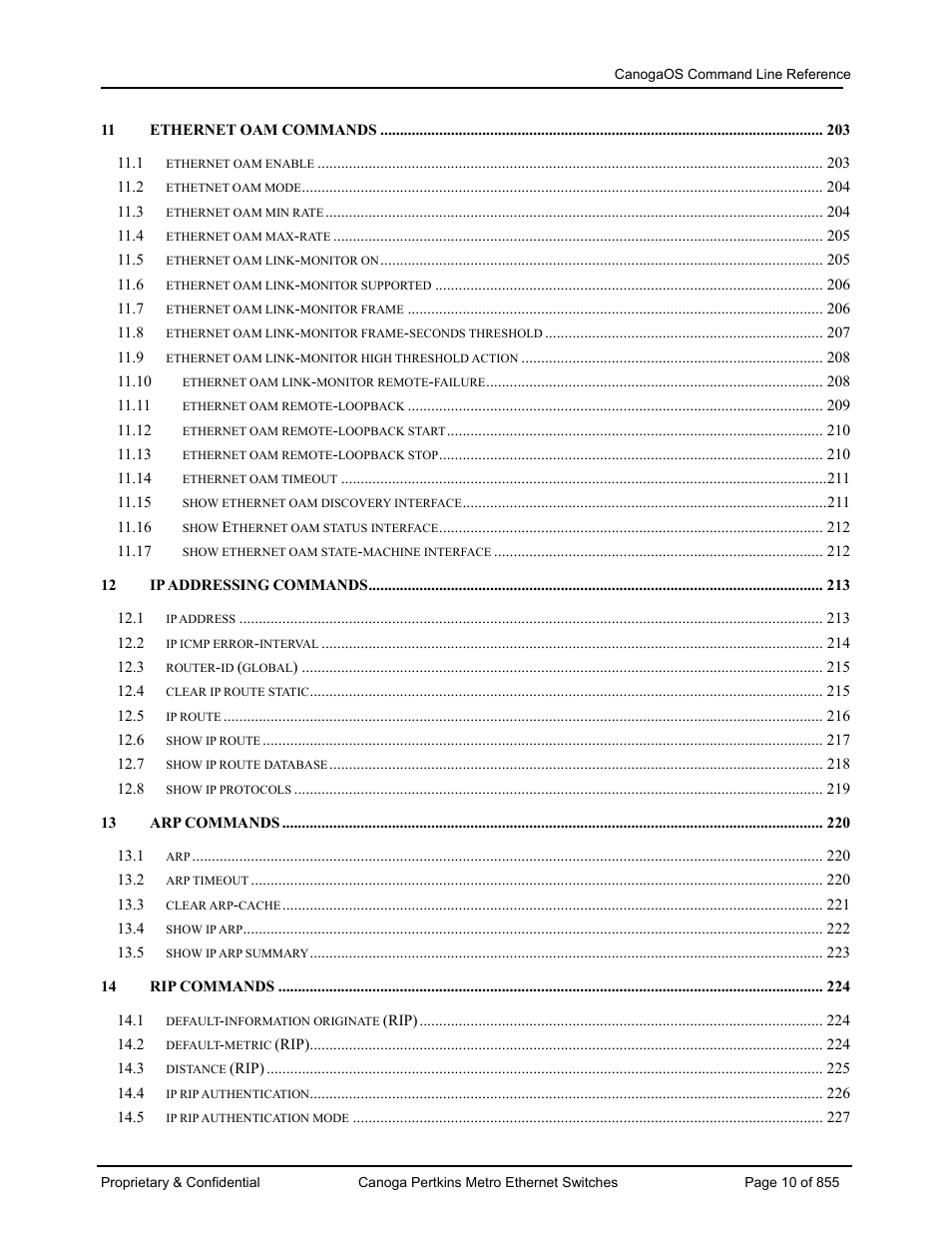 CANOGA PERKINS CanogaOS Command Reference User Manual | Page 10 / 855