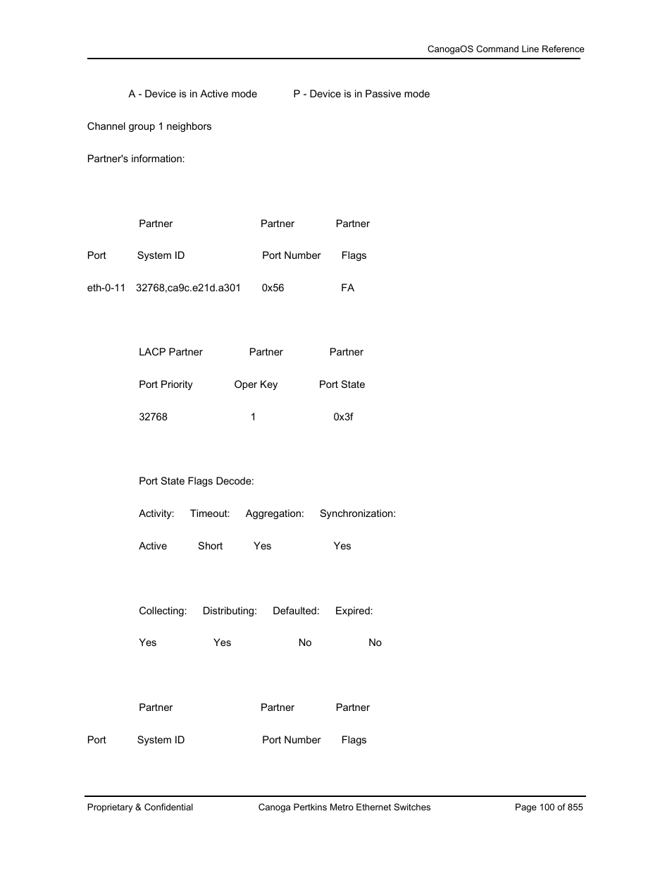 CANOGA PERKINS CanogaOS Command Reference User Manual | Page 100 / 855