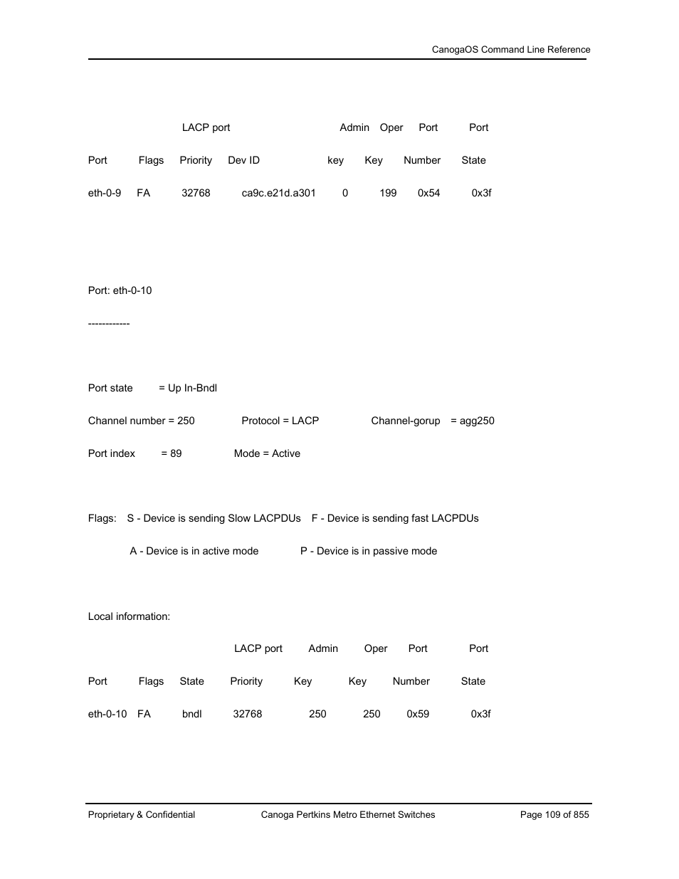 CANOGA PERKINS CanogaOS Command Reference User Manual | Page 109 / 855