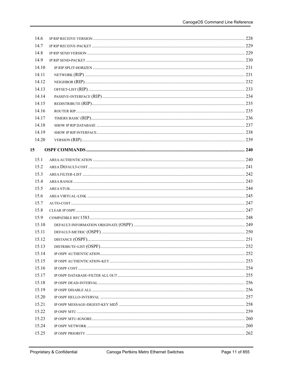 CANOGA PERKINS CanogaOS Command Reference User Manual | Page 11 / 855