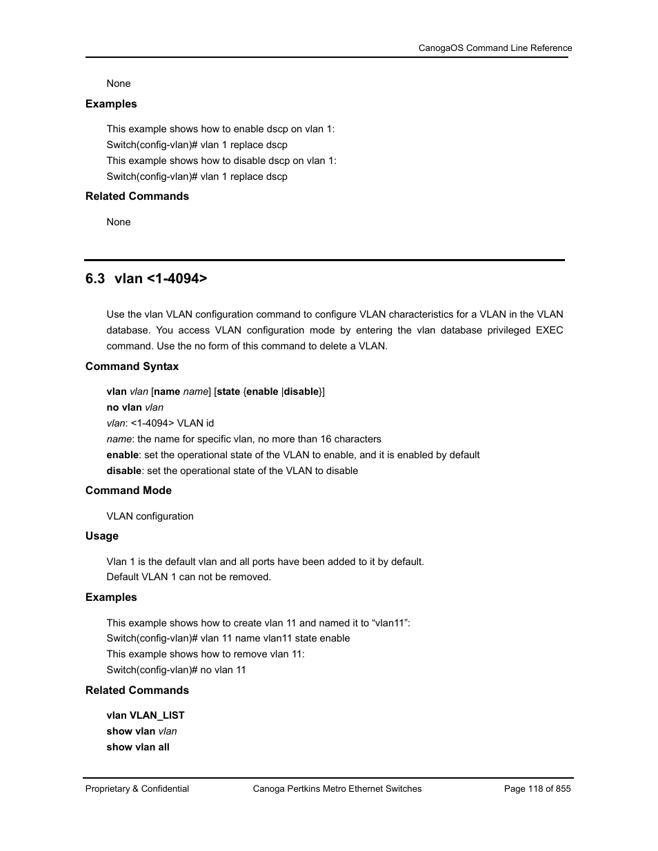 CANOGA PERKINS CanogaOS Command Reference User Manual | Page 118 / 855