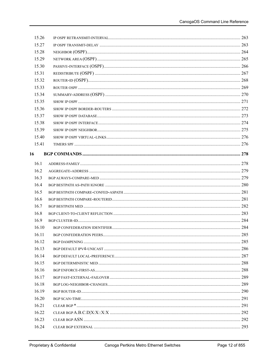 CANOGA PERKINS CanogaOS Command Reference User Manual | Page 12 / 855