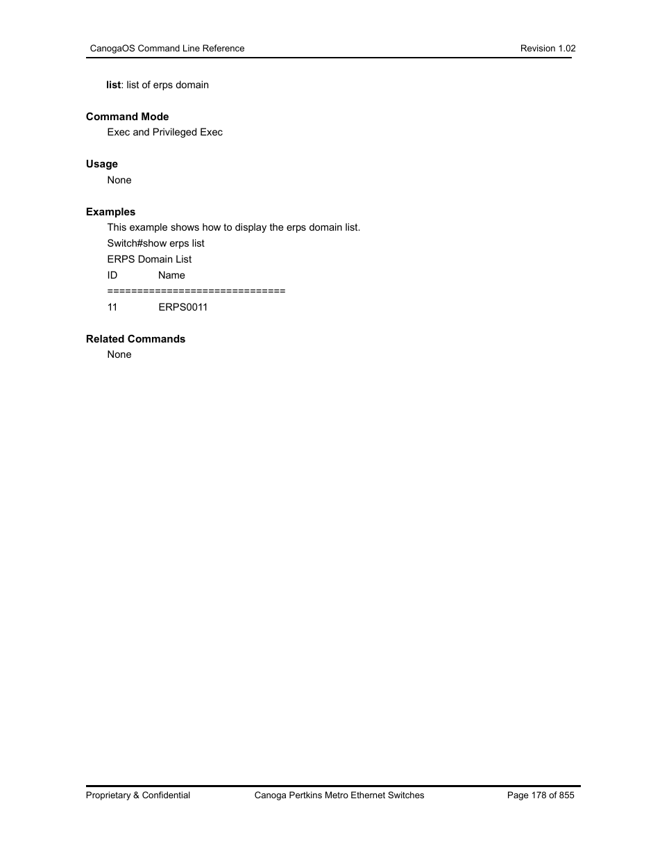 CANOGA PERKINS CanogaOS Command Reference User Manual | Page 178 / 855