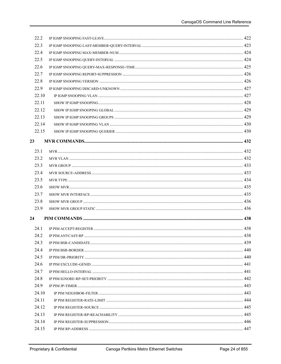 CANOGA PERKINS CanogaOS Command Reference User Manual | Page 24 / 855