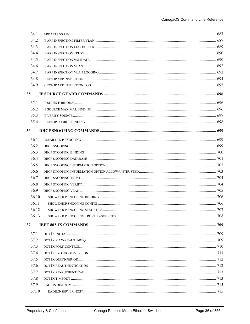 CANOGA PERKINS CanogaOS Command Reference User Manual | Page 36 / 855