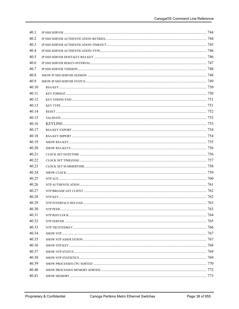 CANOGA PERKINS CanogaOS Command Reference User Manual | Page 38 / 855