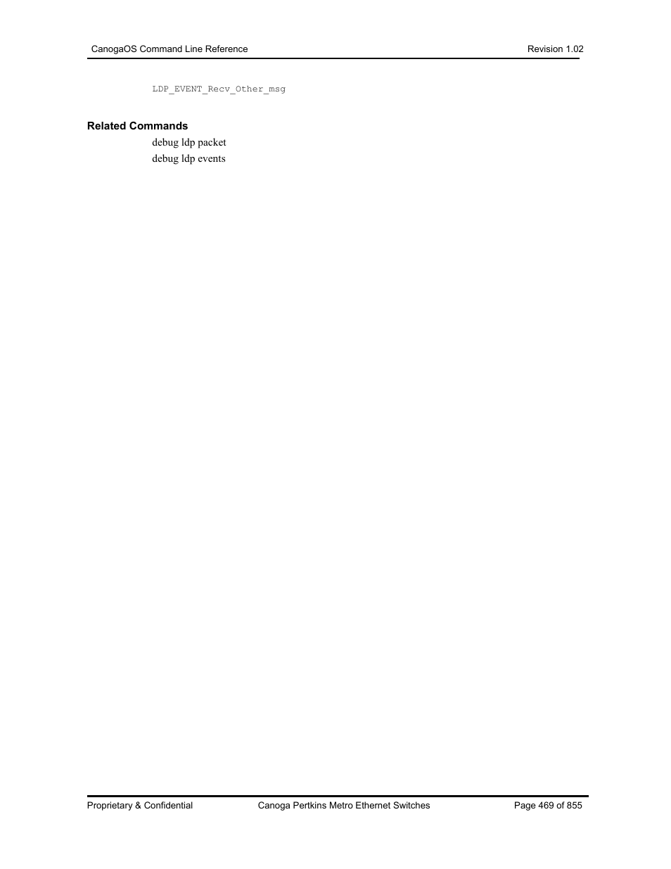 CANOGA PERKINS CanogaOS Command Reference User Manual | Page 469 / 855