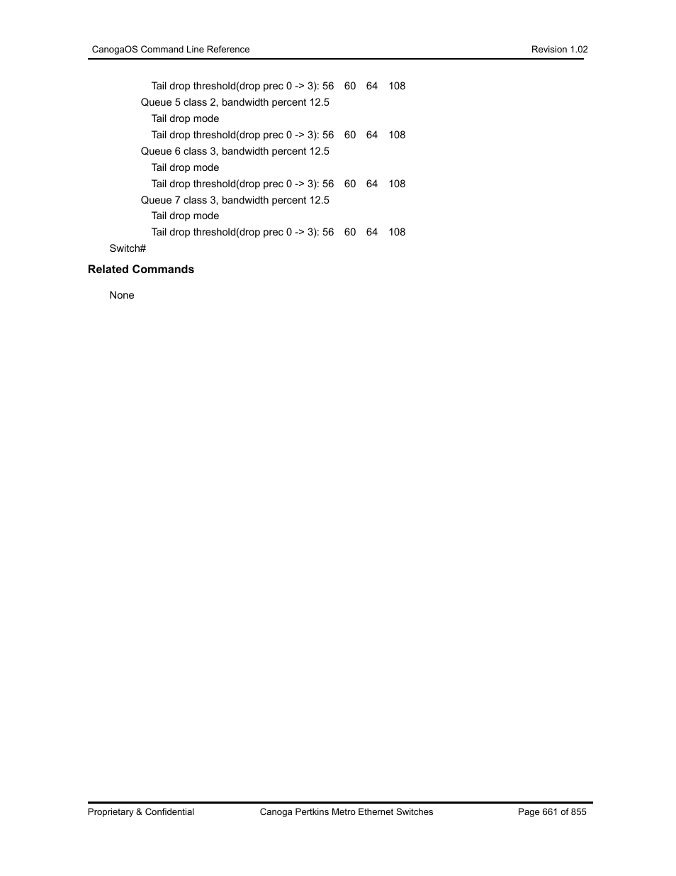 CANOGA PERKINS CanogaOS Command Reference User Manual | Page 661 / 855