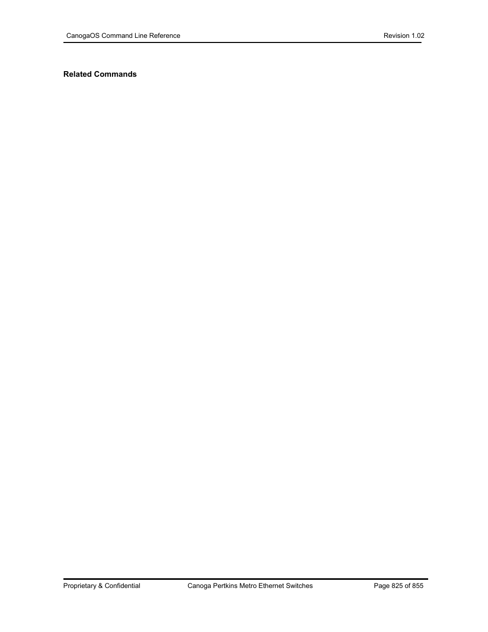 CANOGA PERKINS CanogaOS Command Reference User Manual | Page 825 / 855