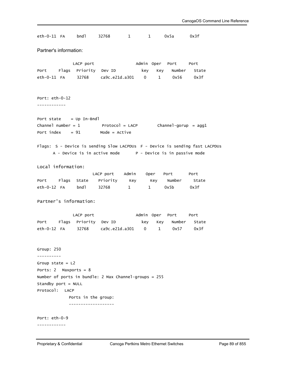 CANOGA PERKINS CanogaOS Command Reference User Manual | Page 89 / 855