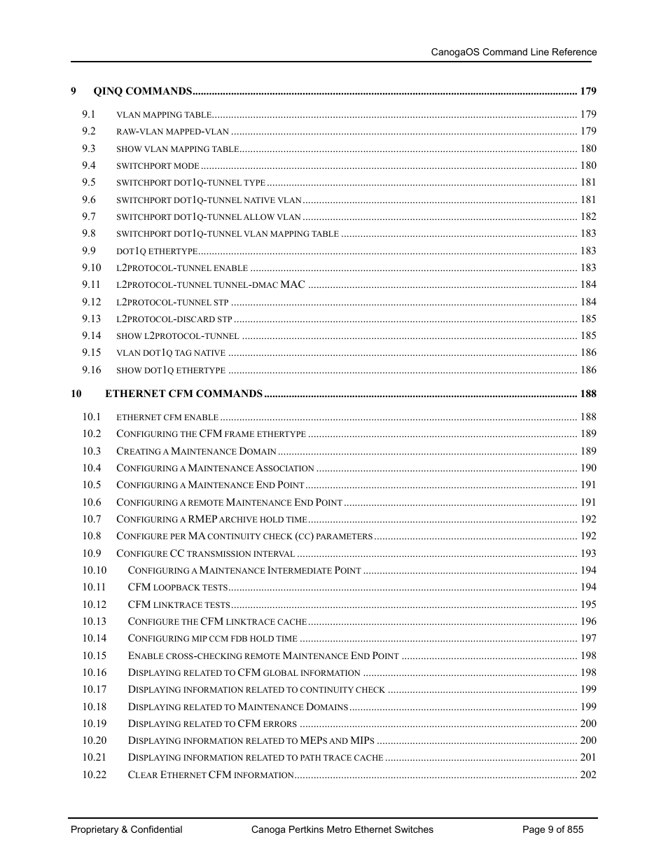 CANOGA PERKINS CanogaOS Command Reference User Manual | Page 9 / 855