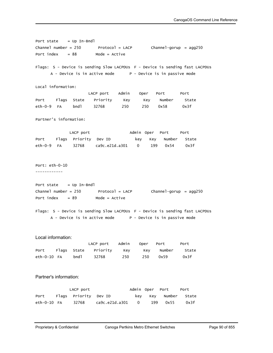 CANOGA PERKINS CanogaOS Command Reference User Manual | Page 90 / 855