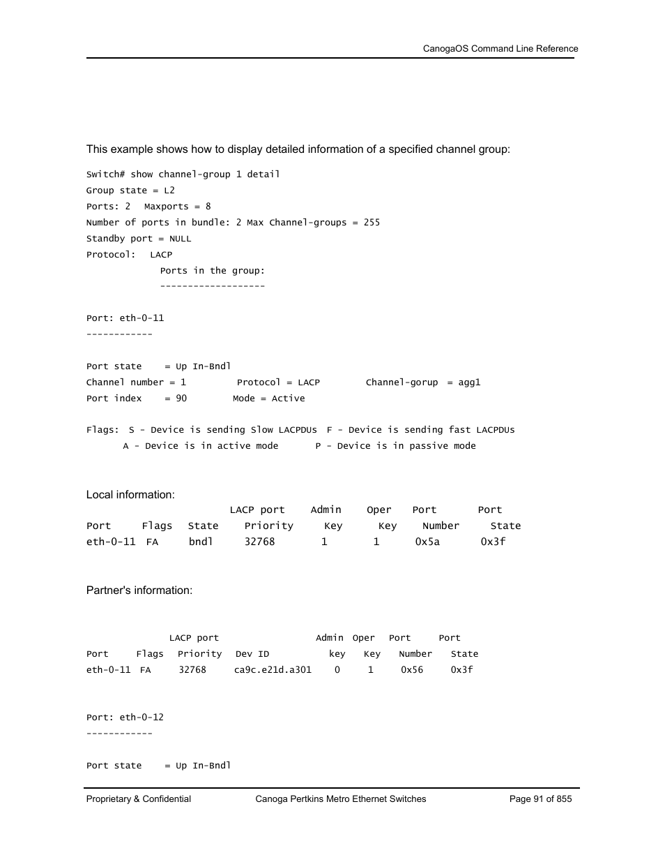 CANOGA PERKINS CanogaOS Command Reference User Manual | Page 91 / 855