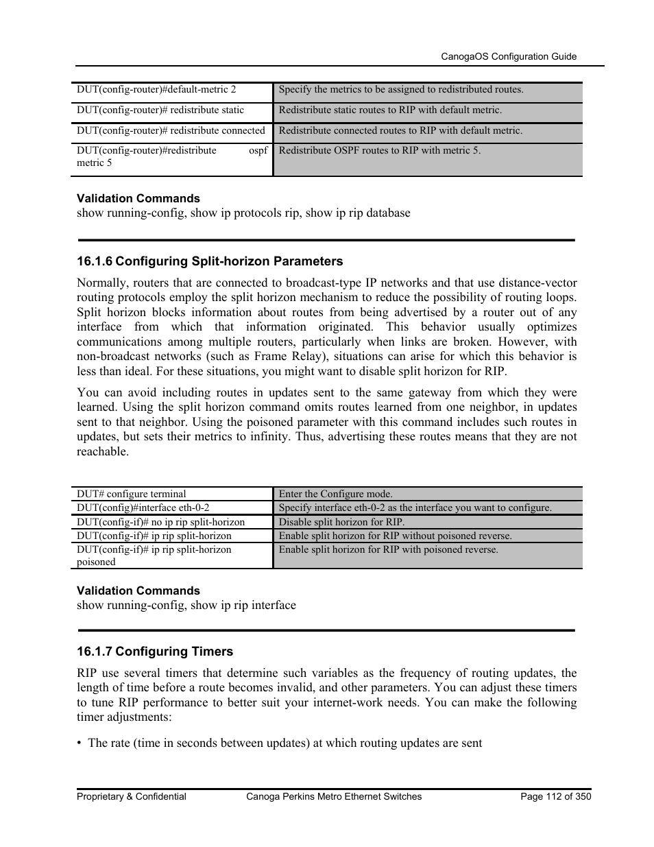 CANOGA PERKINS CanogaOS Configuration Guide User Manual | Page 112 / 350