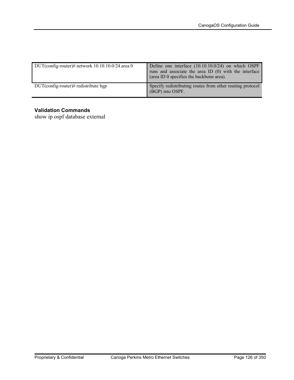 CANOGA PERKINS CanogaOS Configuration Guide User Manual | Page 126 / 350