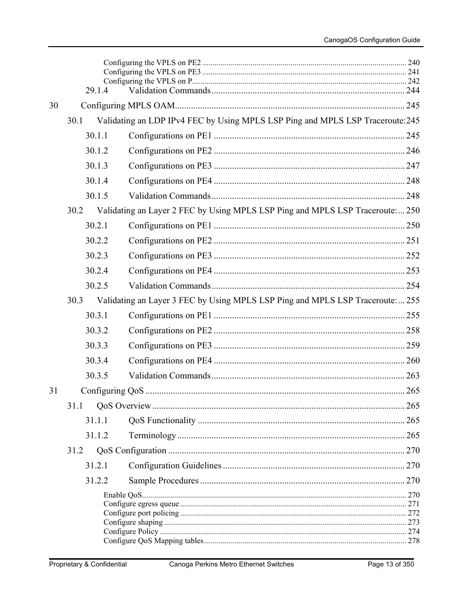 CANOGA PERKINS CanogaOS Configuration Guide User Manual | Page 13 / 350