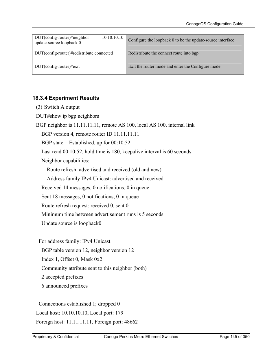 CANOGA PERKINS CanogaOS Configuration Guide User Manual | Page 145 / 350