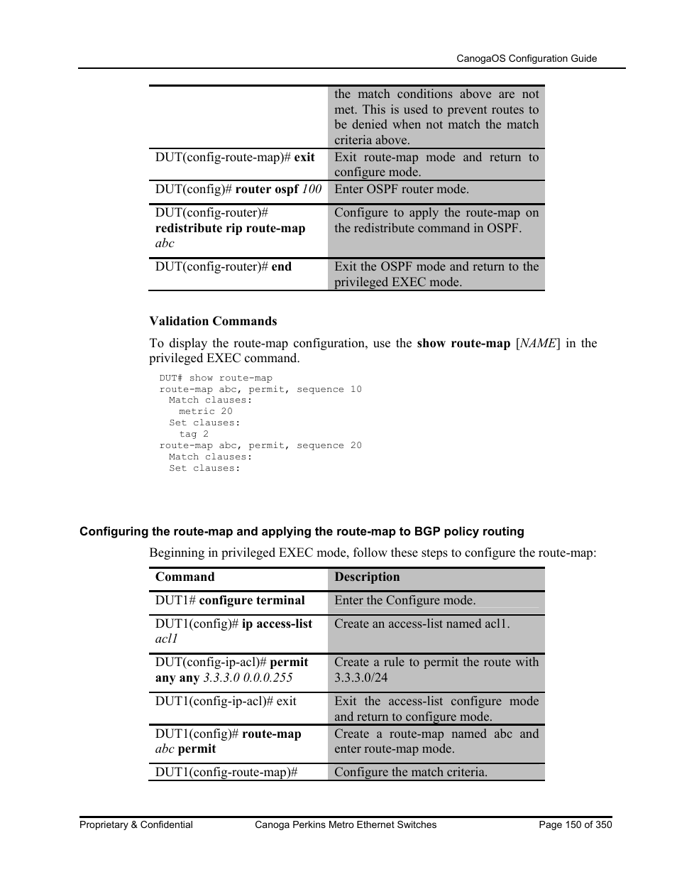 CANOGA PERKINS CanogaOS Configuration Guide User Manual | Page 150 / 350