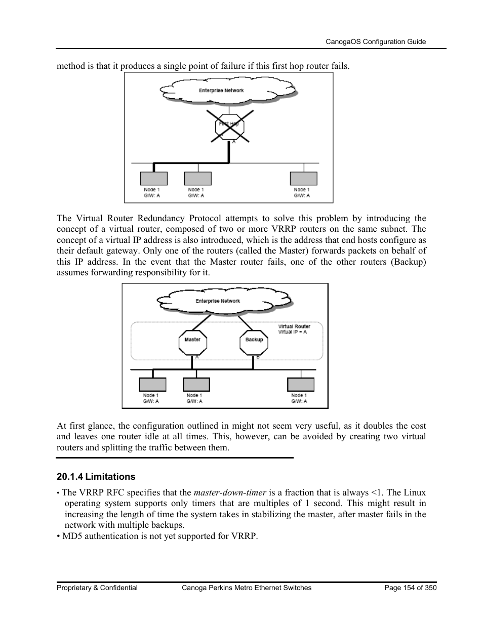 CANOGA PERKINS CanogaOS Configuration Guide User Manual | Page 154 / 350