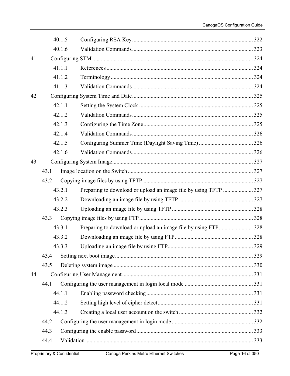 CANOGA PERKINS CanogaOS Configuration Guide User Manual | Page 16 / 350