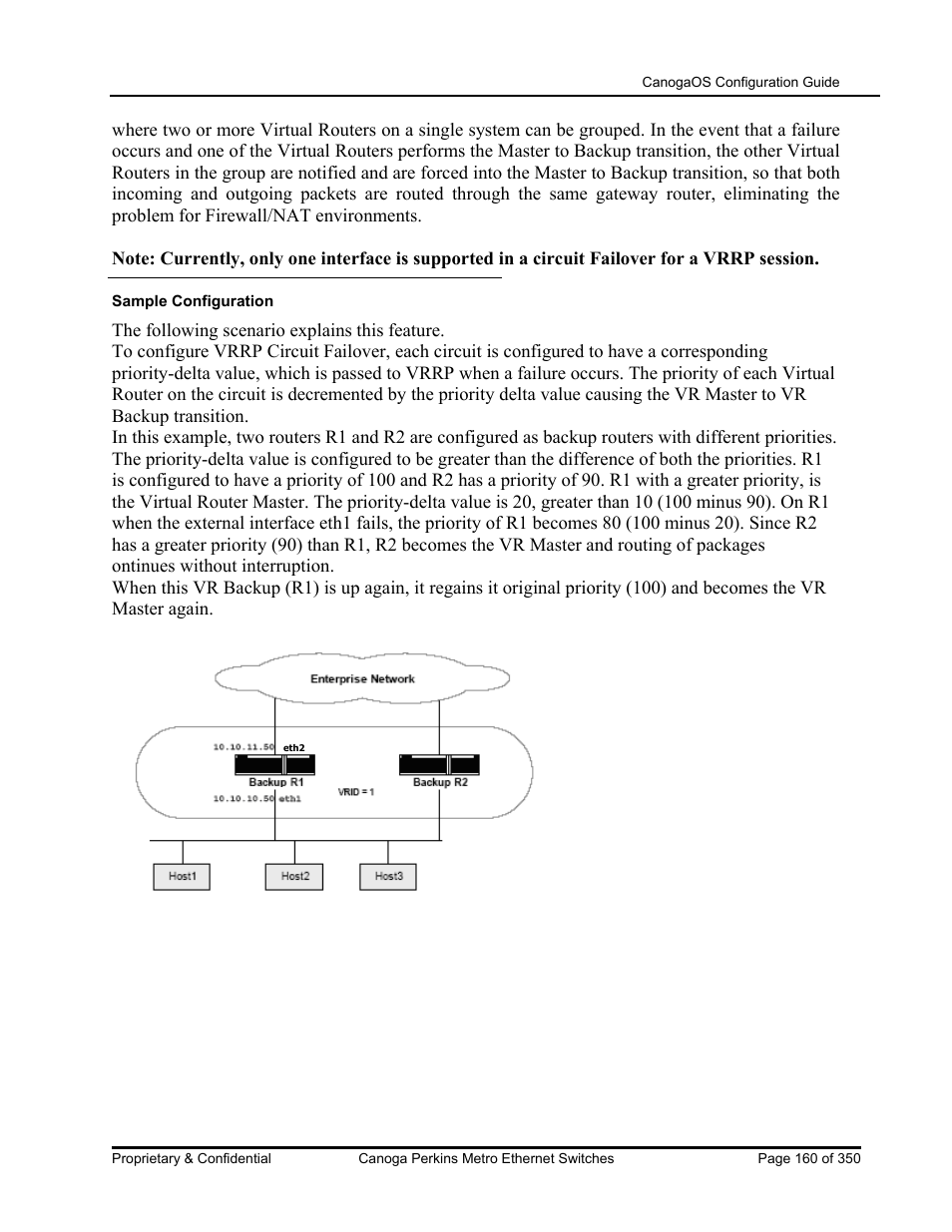 CANOGA PERKINS CanogaOS Configuration Guide User Manual | Page 160 / 350