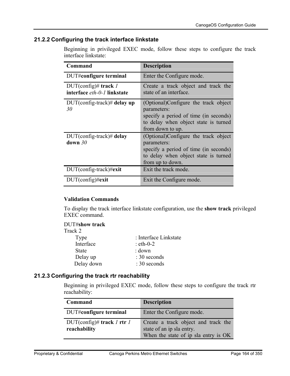 CANOGA PERKINS CanogaOS Configuration Guide User Manual | Page 164 / 350