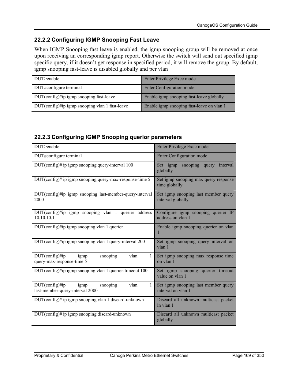 CANOGA PERKINS CanogaOS Configuration Guide User Manual | Page 169 / 350