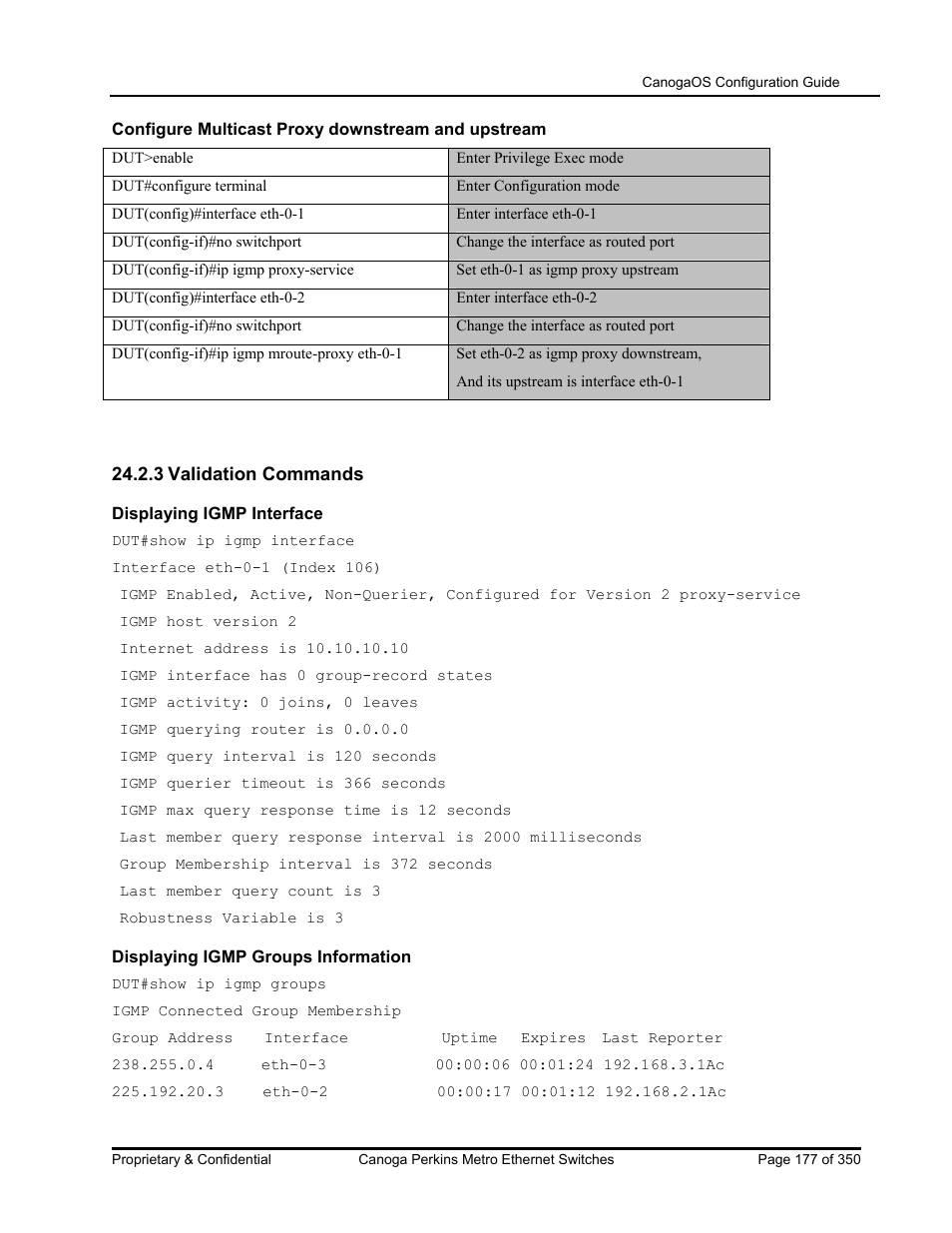 CANOGA PERKINS CanogaOS Configuration Guide User Manual | Page 177 / 350