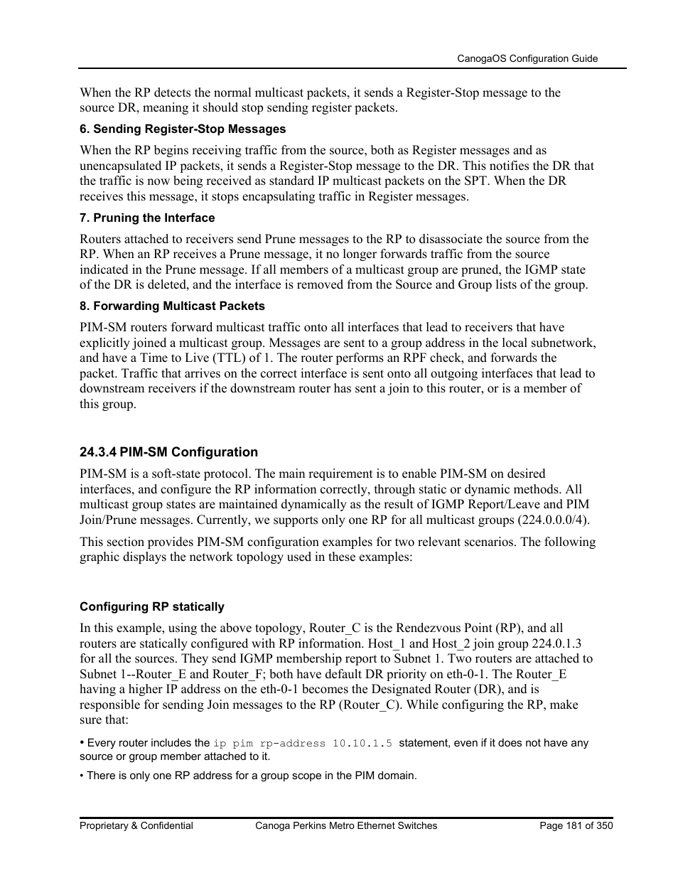 CANOGA PERKINS CanogaOS Configuration Guide User Manual | Page 181 / 350