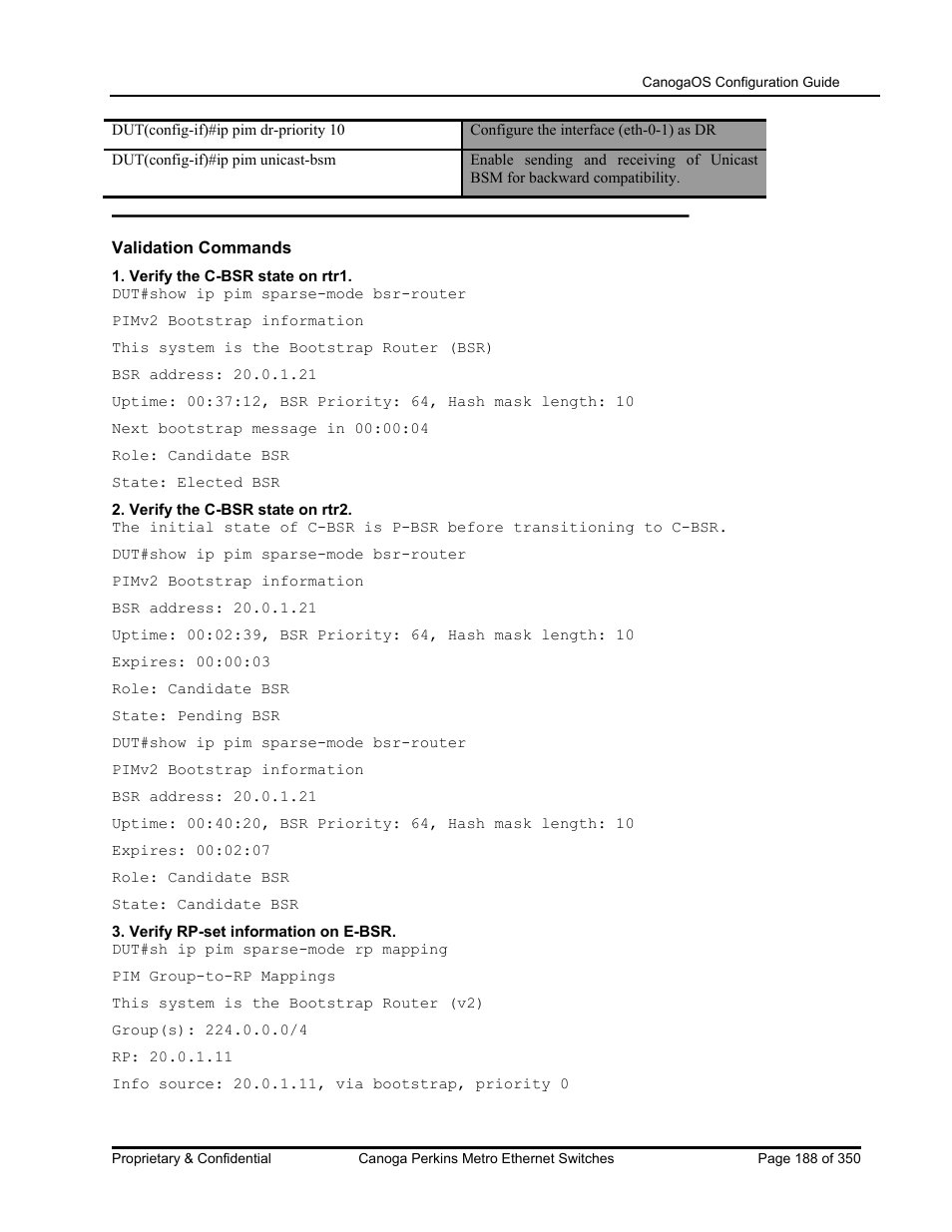 CANOGA PERKINS CanogaOS Configuration Guide User Manual | Page 188 / 350