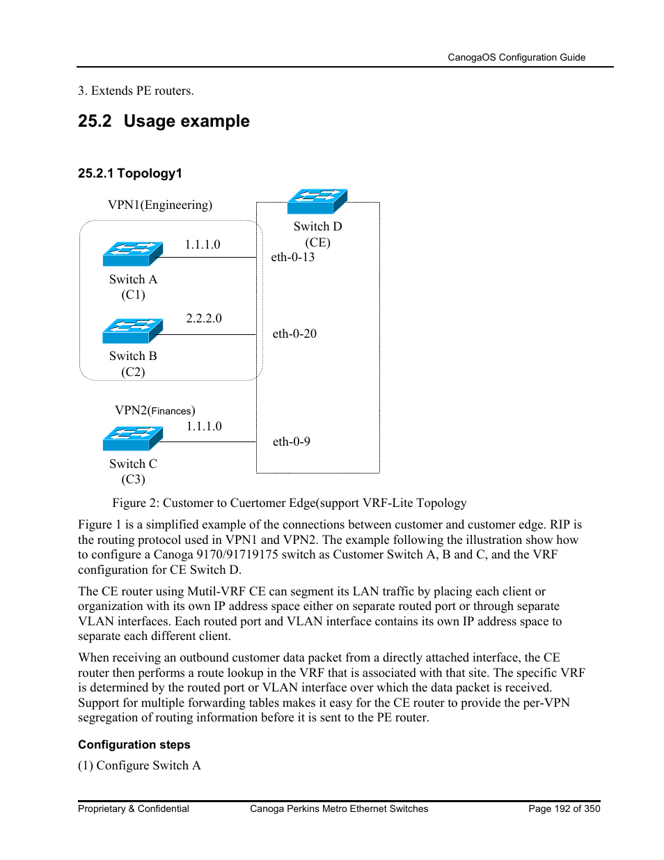 2 usage example | CANOGA PERKINS CanogaOS Configuration Guide User Manual | Page 192 / 350