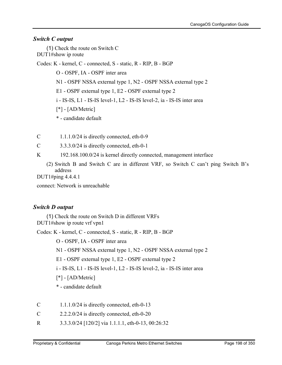 CANOGA PERKINS CanogaOS Configuration Guide User Manual | Page 198 / 350