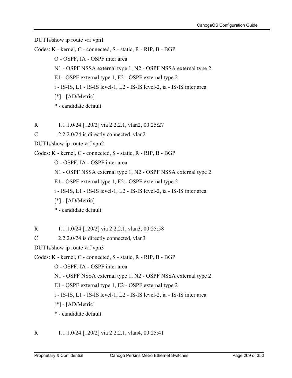 CANOGA PERKINS CanogaOS Configuration Guide User Manual | Page 209 / 350