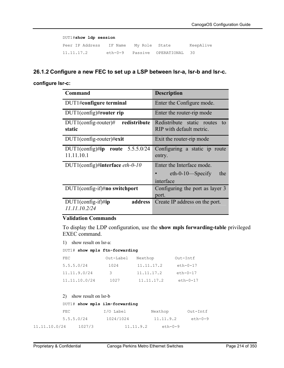 CANOGA PERKINS CanogaOS Configuration Guide User Manual | Page 214 / 350