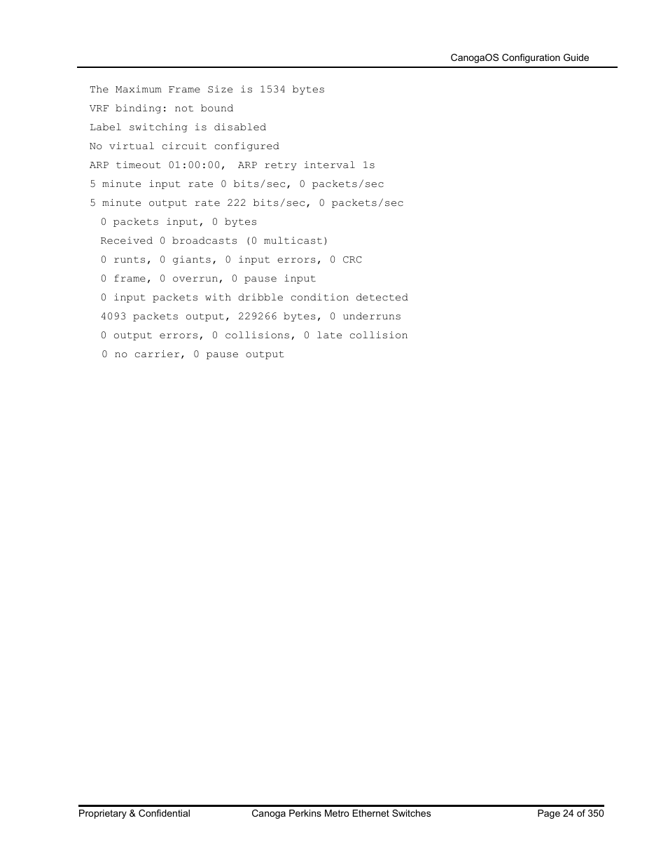 CANOGA PERKINS CanogaOS Configuration Guide User Manual | Page 24 / 350