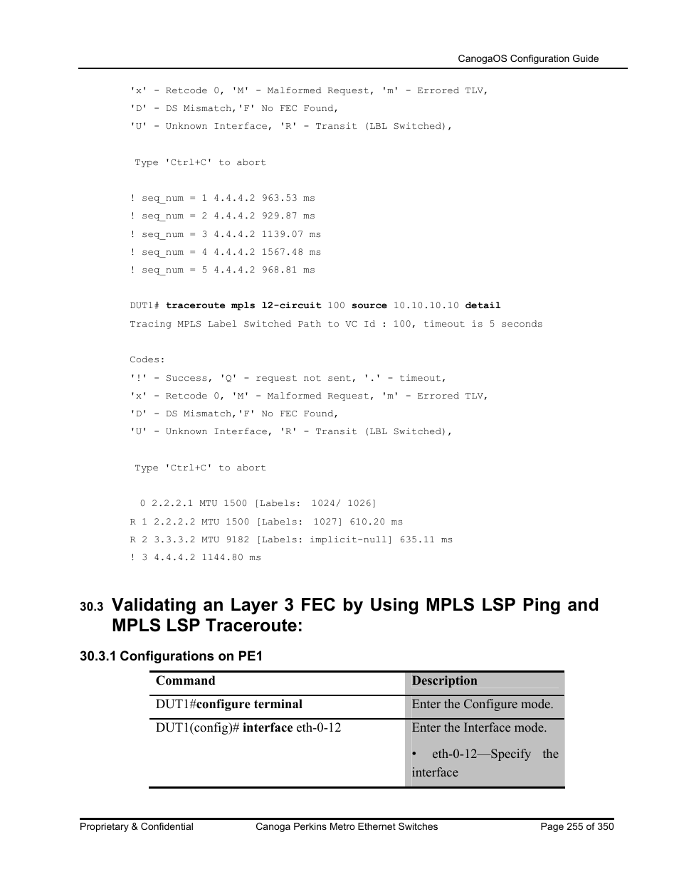 CANOGA PERKINS CanogaOS Configuration Guide User Manual | Page 255 / 350