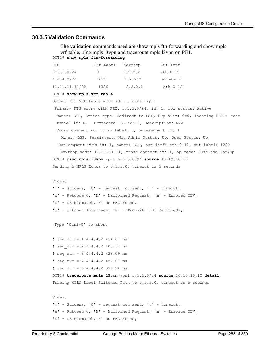 CANOGA PERKINS CanogaOS Configuration Guide User Manual | Page 263 / 350